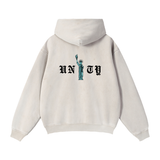 Zip-Through Boxy Fleece Hoodie
