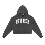 "New Rich University" WMNS Heavyweight Hoodie